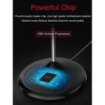 Microfon 360&deg; Premium Techstar&reg; Rosu, Pentru Birou, Studio, Voice, Gaming, Chat, USB, Baza Solida fotografia produsului View 5 S