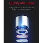 Microfon 360&deg; Premium Techstar&reg; Rosu, Pentru Birou, Studio, Voice, Gaming, Chat, USB, Baza Solida fotografia produsului View 2 S