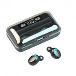 Casti F9 Smart Techstar&reg;, Wireless, Bluetooth V5.0, SplashResistent, Touch, iOS, 1200mAh, Android, Negru fotografia produsului View 2 S