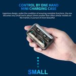 Casti F9 Smart Techstar&reg;, Wireless, Bluetooth V5.0, SplashResistent, Touch, iOS, 1200mAh, Android, Negru fotografia produsului View 4 S