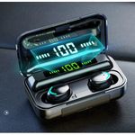 Casti F9 Smart Techstar&reg;, Wireless, Bluetooth V5.0, SplashResistent, Touch, iOS, 1200mAh, Android, Negru fotografia produsului View 9 S