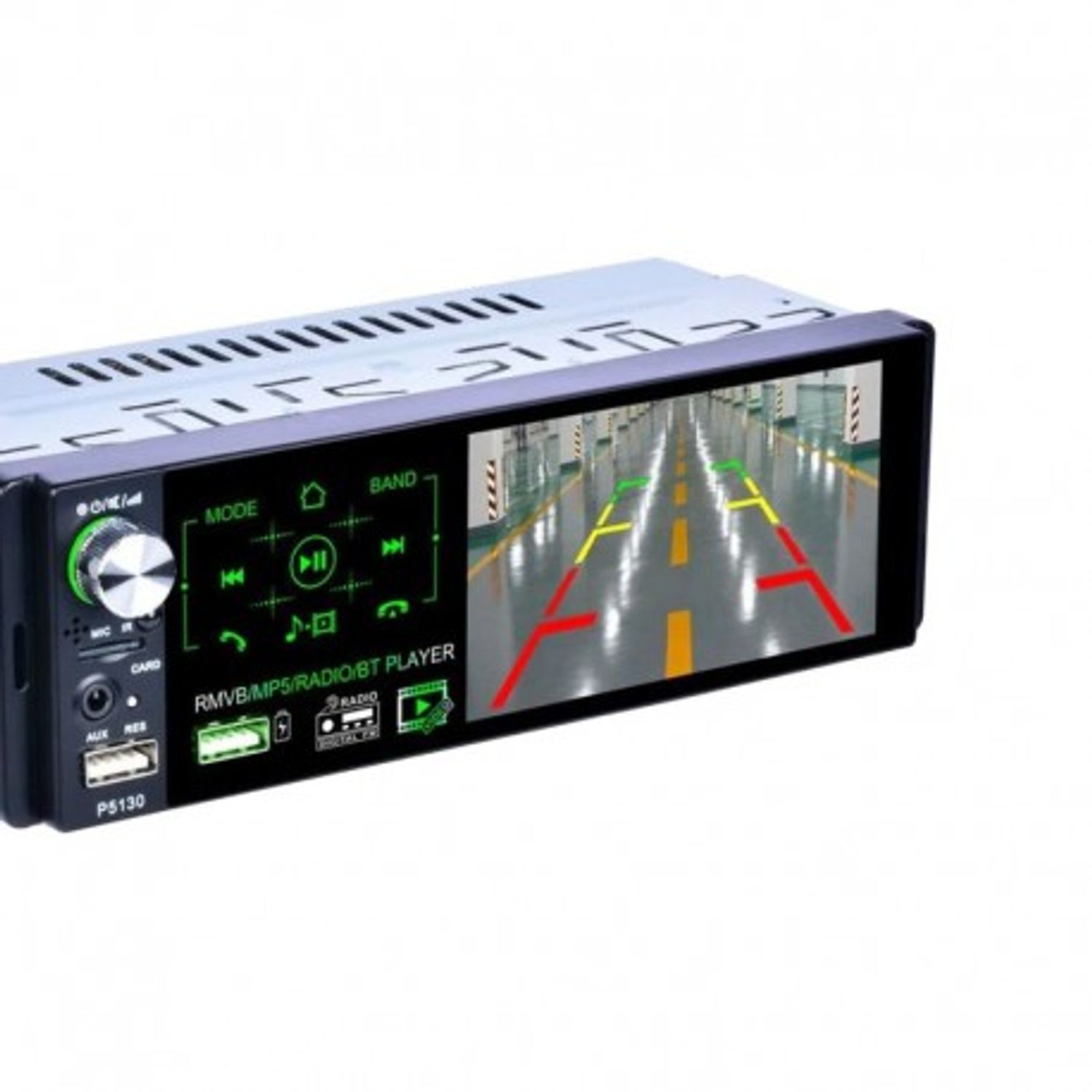 Radio Auto MP5 PLAYER Techstar&reg; 110C SMART 1DIN, cu Display  4.1", Bluetooth, Comenzi pe Volan si Camera Marsarier fotografia produsului View 4 L