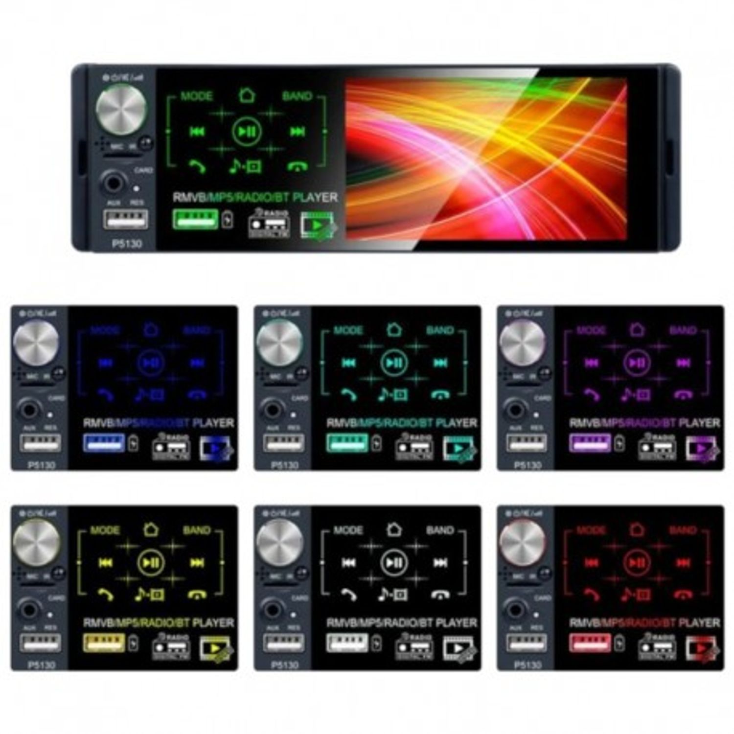 Radio Auto MP5 PLAYER Techstar&reg; 110C SMART 1DIN, cu Display  4.1", Bluetooth, Comenzi pe Volan si Camera Marsarier fotografia produsului View 2 L