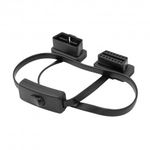Prelungitor Cablu Auto Techstar&reg;, OBD2, 60 cm, cu Buton ON/OFF fotografia produsului