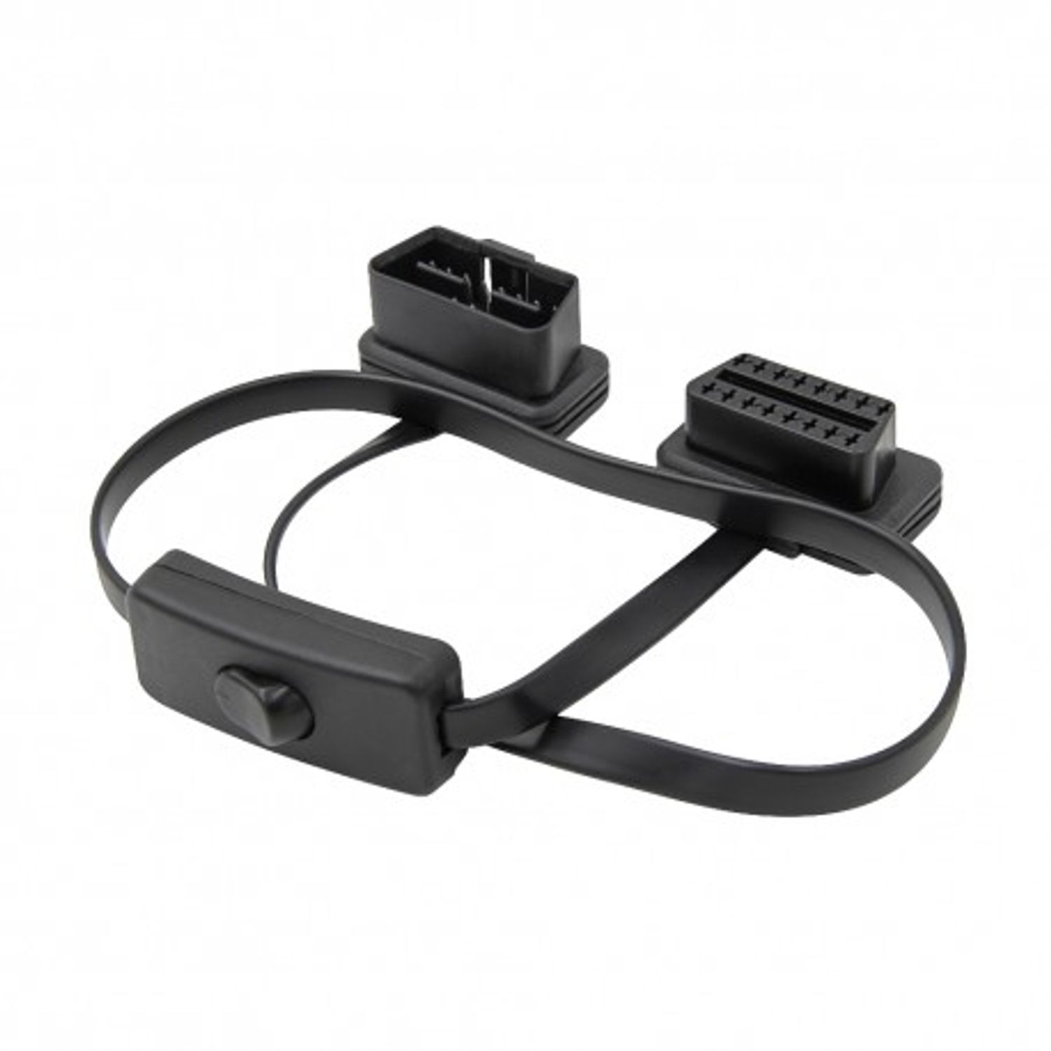 Prelungitor Cablu Auto Techstar&reg;, OBD2, 60 cm, cu Buton ON/OFF fotografia produsului