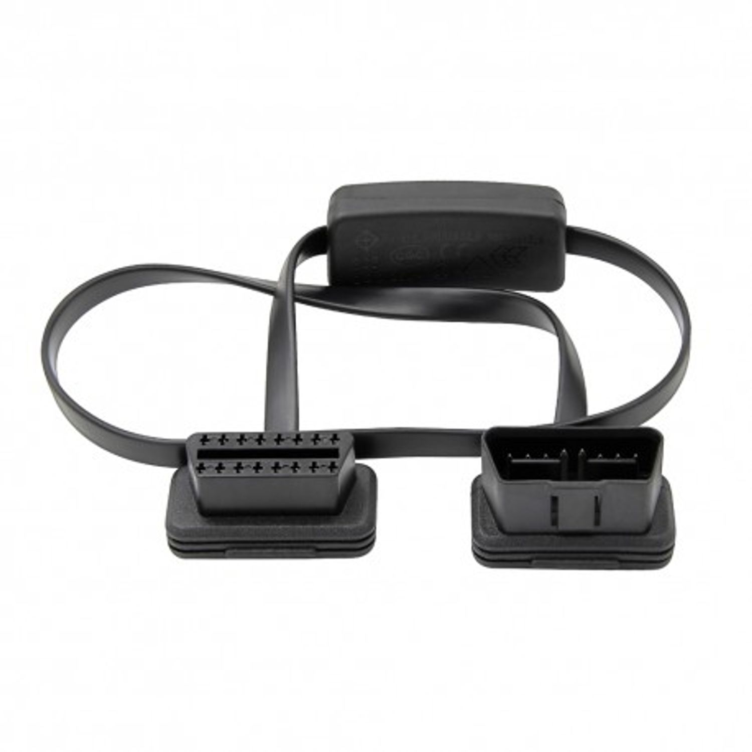 Prelungitor Cablu Auto Techstar&reg;, OBD2, 60 cm, cu Buton ON/OFF fotografia produsului View 2 L