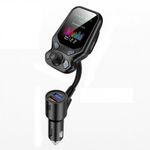 Modulator FM Techstar&reg; T819 NEGRU , Quick Charge, AUX, Bluetooth, USB, Micro SD, Transmitator fotografia produsului