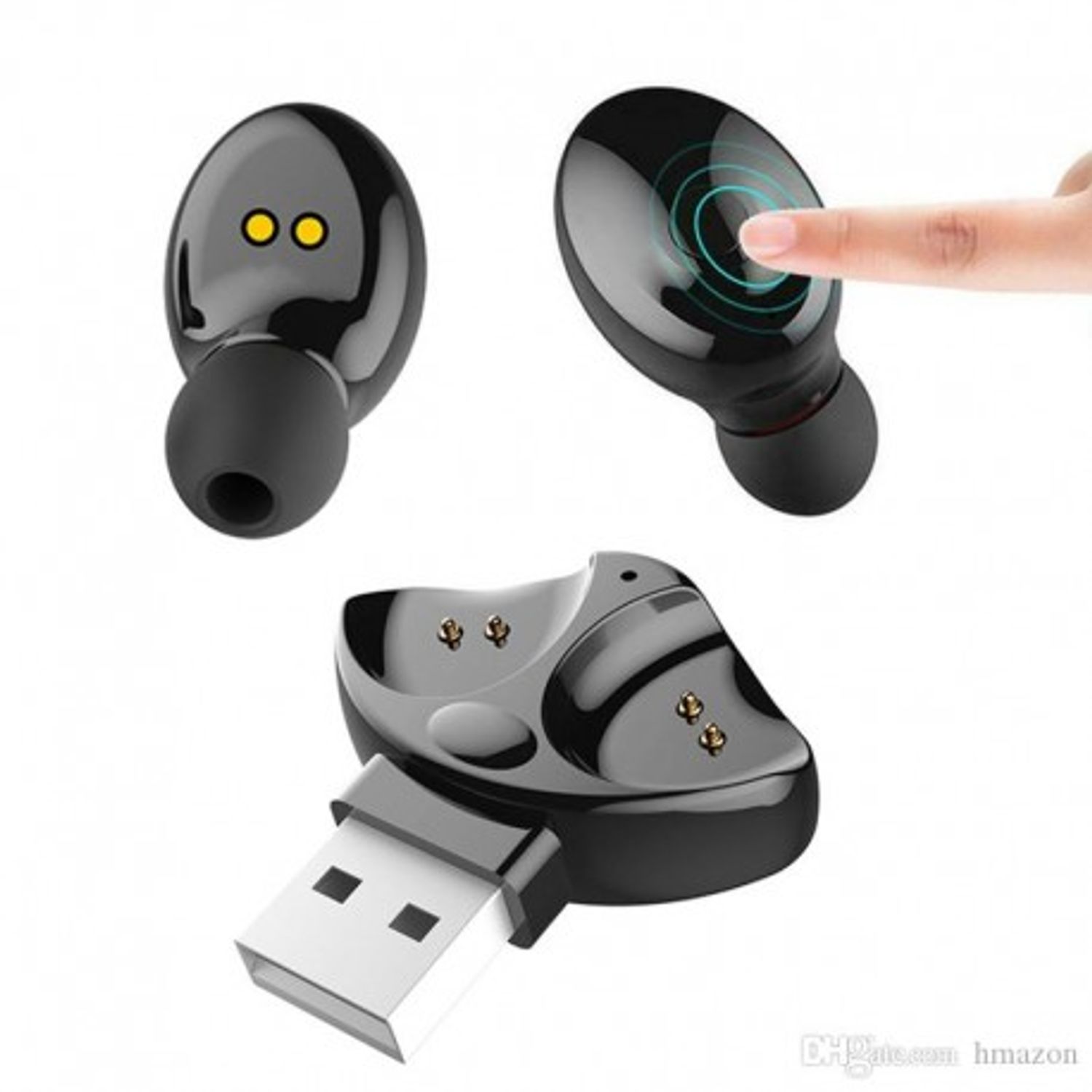 Casti Techstar&reg; XC12 cu Bluetooth 5.0, In Ear, HandsFree, ExtraBass, Android si iOS fotografia produsului View 5 L