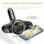 Modulator Transmitator FM Auto Techstar&reg; BT-08, Bluetooth 4.0, Car Kit Handsfree, MP3 Player cu Display LED fotografia produsului View 4 S