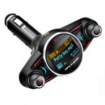 Modulator Transmitator FM Auto Techstar&reg; BT-08, Bluetooth 4.0, Car Kit Handsfree, MP3 Player cu Display LED fotografia produsului View 6 S
