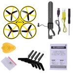 Drona Anti Coliziune, Inteligenta, cu LED, Techstar&reg; Firefly, Greutate 73g, RC Gravity cu Telecomanda, Quadcopter Smar fotografia produsului View 7 S