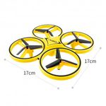 Drona Anti Coliziune, Inteligenta, cu LED, Techstar&reg; Firefly, Greutate 73g, RC Gravity cu Telecomanda, Quadcopter Smar fotografia produsului