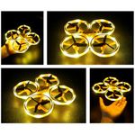Drona Anti Coliziune, Inteligenta, cu LED, Techstar&reg; Firefly, Greutate 73g, RC Gravity cu Telecomanda, Quadcopter Smar fotografia produsului View 5 S