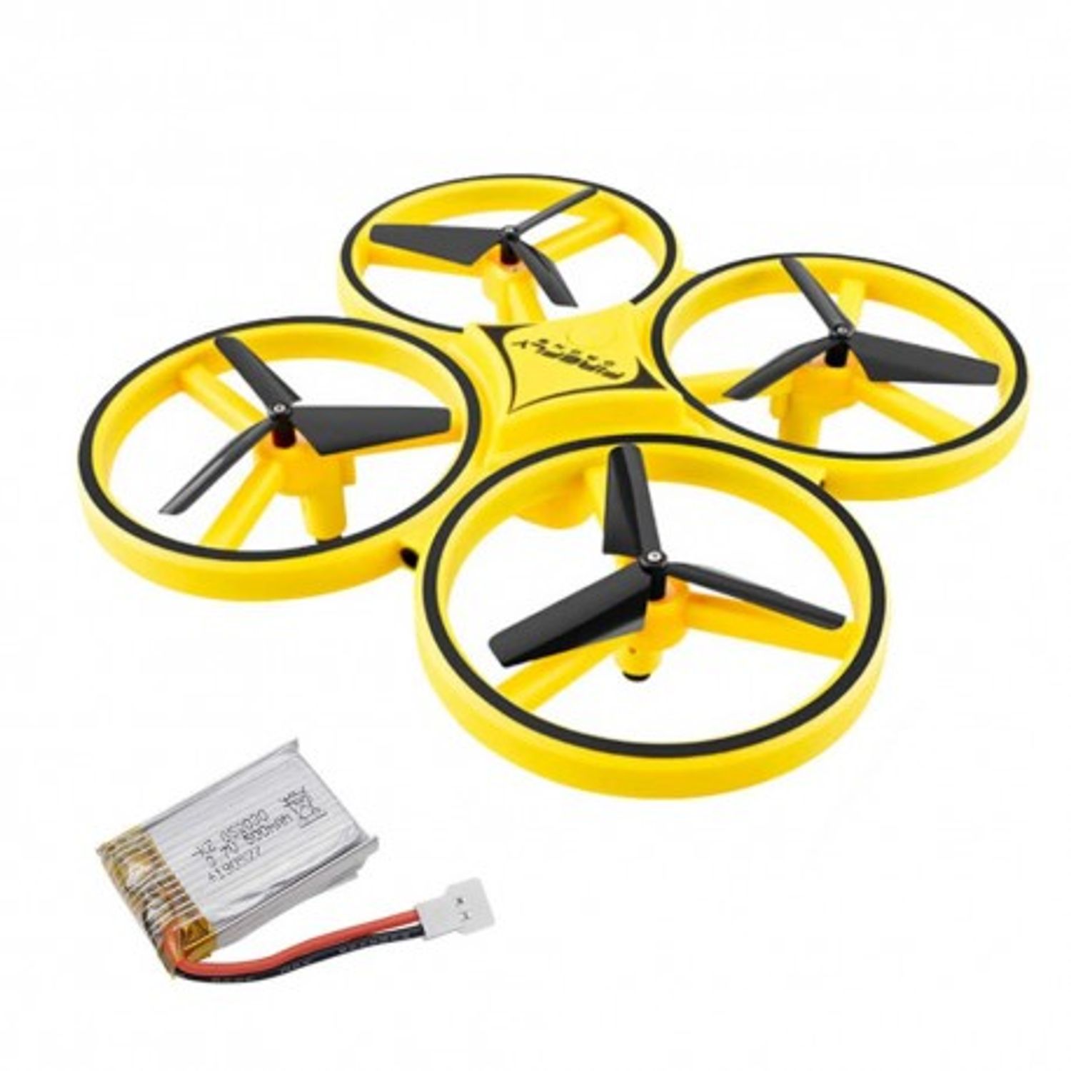 Drona Anti Coliziune, Inteligenta, cu LED, Techstar&reg; Firefly, Greutate 73g, RC Gravity cu Telecomanda, Quadcopter Smar fotografia produsului View 6 L