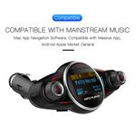 Modulator Transmitator FM Auto Techstar&reg; BT-08, Bluetooth 4.0, Car Kit Handsfree, MP3 Player cu Display LED fotografia produsului