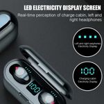 Casti F9 Mini Smart TWS Techstar&reg;, Wireless, Bluetooth V5.0, SplashResistent, Touch, iOS, Android, Negru fotografia produsului View 7 S