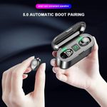 Casti F9 Mini Smart TWS Techstar&reg;, Wireless, Bluetooth V5.0, SplashResistent, Touch, iOS, Android, Negru fotografia produsului View 5 S