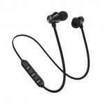 Casti Wireless Bluetooth Sport BT4, Waterproof, Tip In-Ear Headset, Microfon Incorporat, Negru fotografia produsului View 4 S
