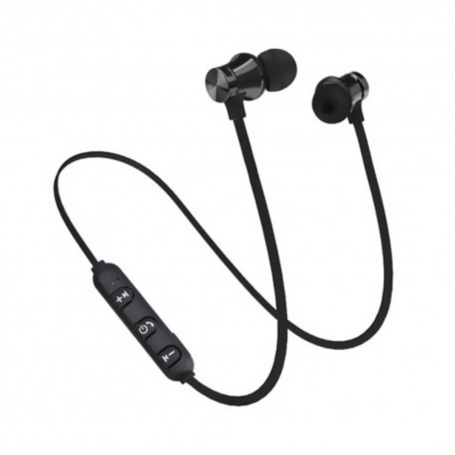 Casti Wireless Bluetooth Sport BT4, Waterproof, Tip In-Ear Headset, Microfon Incorporat, Negru fotografia produsului View 4 L