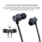 Casti Wireless Bluetooth Sport BT4, Waterproof, Tip In-Ear Headset, Microfon Incorporat, Negru fotografia produsului View 6 S