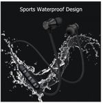 Casti Wireless Bluetooth Sport BT4, Waterproof, Tip In-Ear Headset, Microfon Incorporat, Negru fotografia produsului
