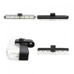 Set 4x6 Lumini LED Tip Stroboscop De Avertizare Flash Rosu si Albastru Alimentare 12V fotografia produsului View 7 S