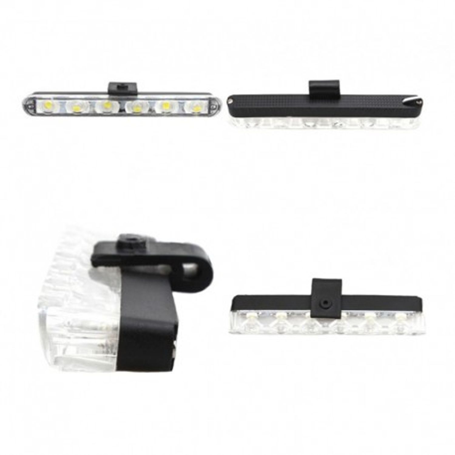 Set 4x6 Lumini LED Tip Stroboscop De Avertizare Flash Rosu si Albastru Alimentare 12V fotografia produsului View 7 L