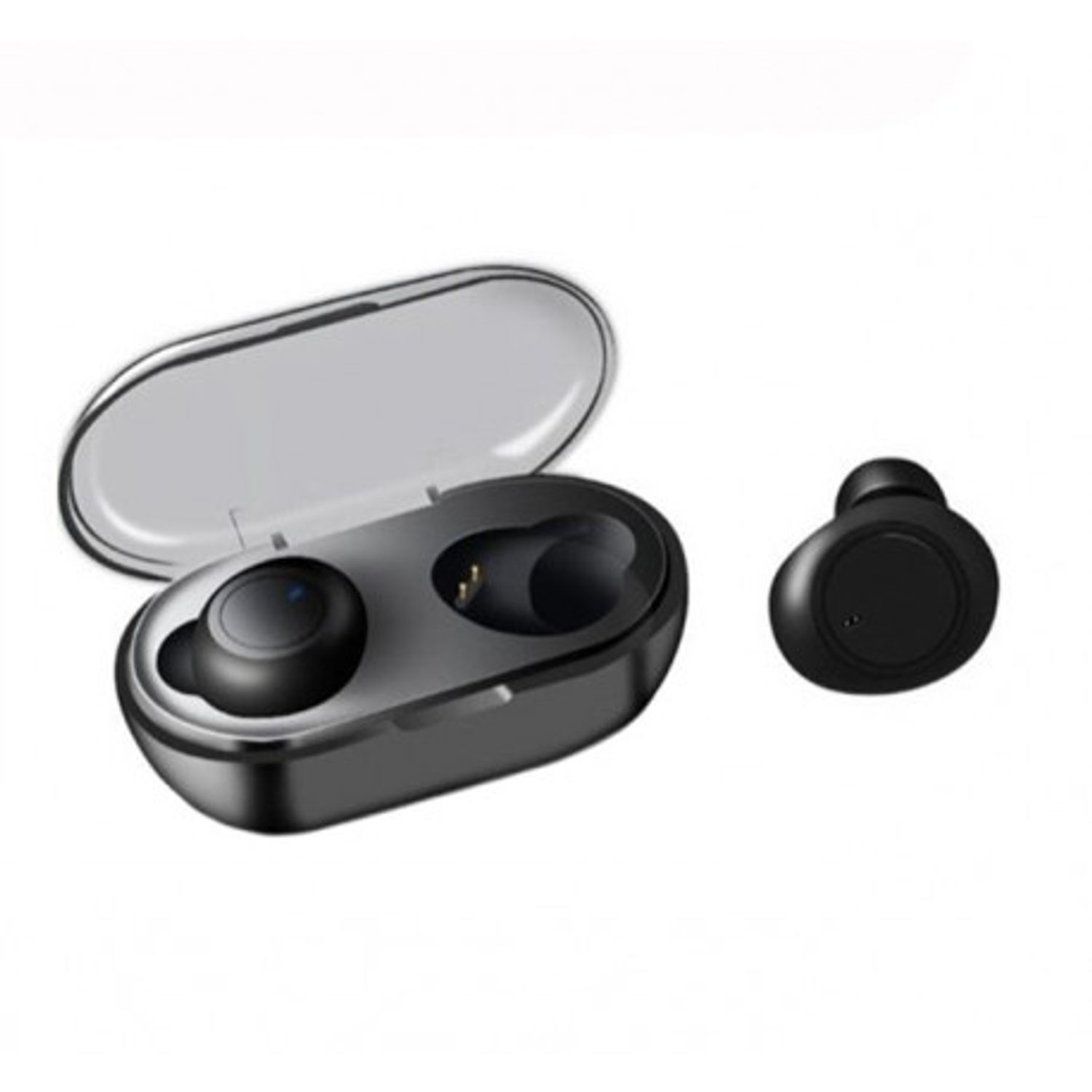 Casti Bluetooth Wireless Techstar&reg; TWS Earbud cu Tehnologie BT 5.0 Negru fotografia produsului View 9 L