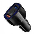 Incarcator Auto Techstar&reg; Turbo Fast, 5V, 3.5A ,QC3.0, DUAL USB, Universal, Negru fotografia produsului View 3 S
