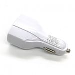 Incarcator Auto Techstar&reg; Turbo Fast, 5V, 3.5A ,QC3.0, DUAL USB, Universal, Alb fotografia produsului View 3 S