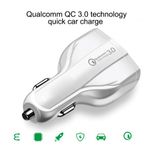 Incarcator Auto Techstar&reg; Turbo Fast, 5V, 3.5A ,QC3.0, DUAL USB, Universal, Alb fotografia produsului View 4 S