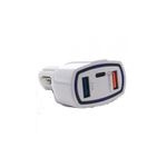 Incarcator Auto Techstar&reg; Turbo Fast, 5V, 3.5A ,QC3.0, DUAL USB, Universal, Alb fotografia produsului View 9 S