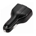 Incarcator Auto Techstar&reg; Turbo Fast, 5V, 3.5A ,QC3.0, DUAL USB, Universal, Negru fotografia produsului View 10 S