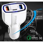 Incarcator Auto Techstar&reg; Turbo Fast, 5V, 3.5A ,QC3.0, DUAL USB, Universal, Alb fotografia produsului View 13 S