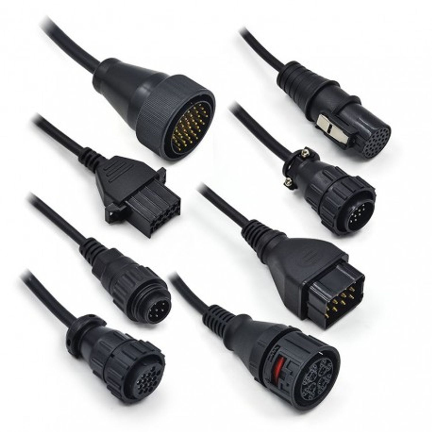 Set  8 x Cabluri Adaptoare Multimarca pentru Camioane OBD2 fotografia produsului View 2 L