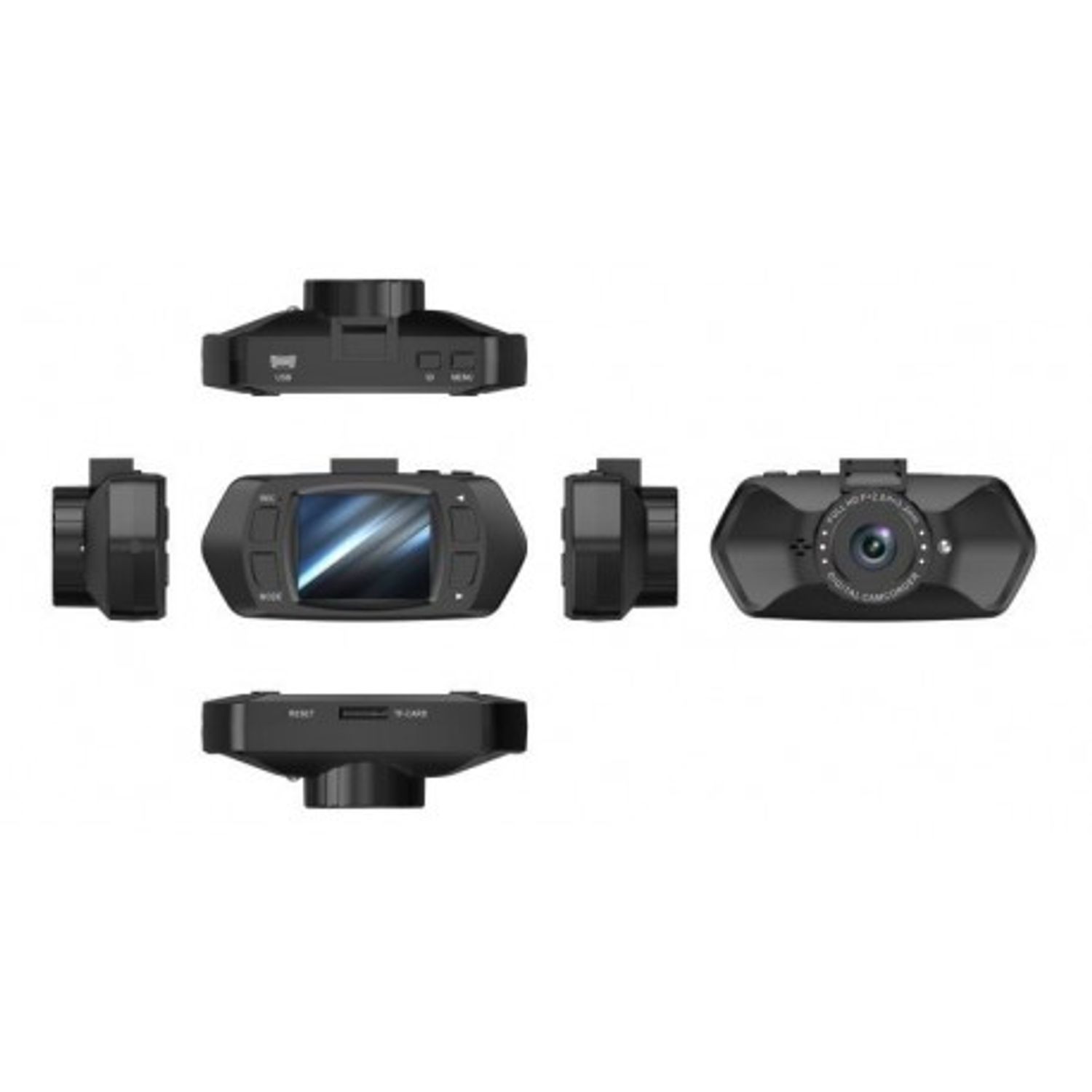 Camera Video Auto Techstar&reg; RLDV 204, Obiectiv 120&deg;, Superangular, FullHD, 1080p, Ecran 2", Parking Mode si Detectia fotografia produsului View 5 L