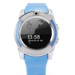 Ceas Smartwatch V8 Albastru HandsFree Bluetooth 3.0 Micro SIM Android Camera 1.3MP fotografia produsului View 2 S