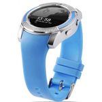 Ceas Smartwatch V8 Albastru HandsFree Bluetooth 3.0 Micro SIM Android Camera 1.3MP fotografia produsului View 3 S
