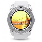 Ceas Smartwatch Techstar® V8, Handsfree, Bluetooth 3.0, SIM, Compatibil Android & iOS, Camera 1.3MP, Alb fotografia produsului View 2 S