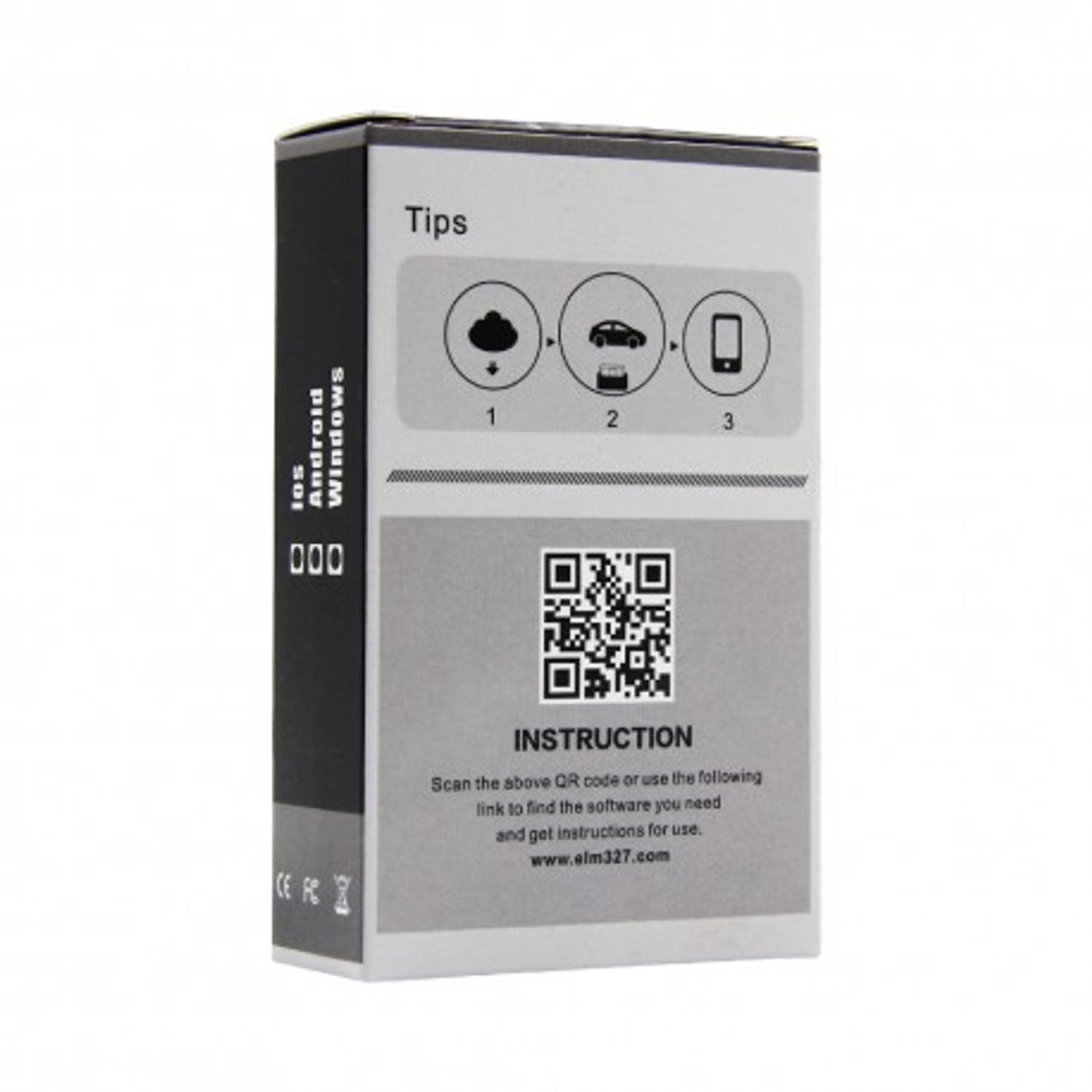 Interfata Diagnoza Auto Techstar&reg;, Super Mini, Negru, OBD2, BT4.0, ELM327, Android si IoS fotografia produsului View 7 L