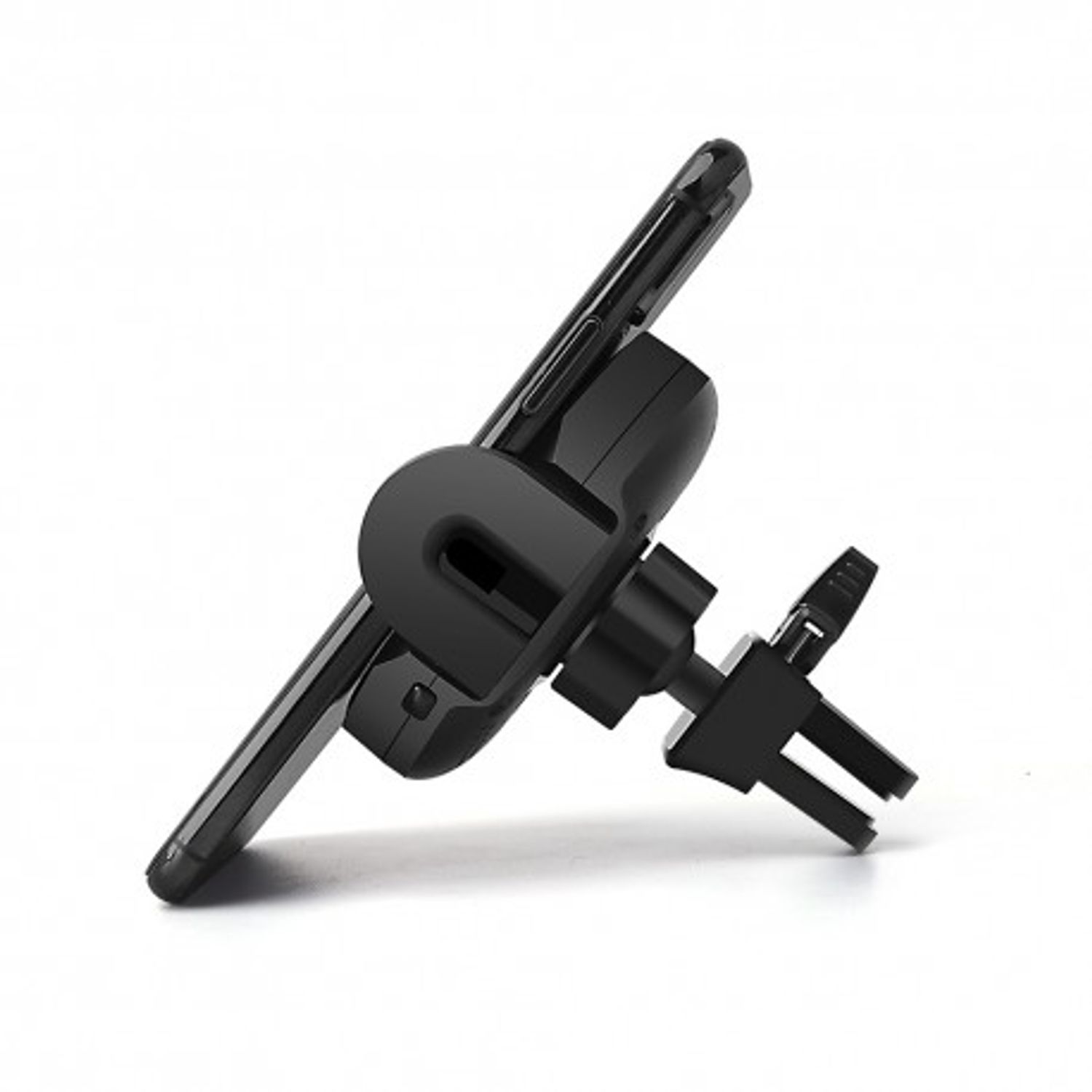 Suport Incarcator Telefon Auto Wireless DCAE Techstar&reg; W5 Fast Charging Senzor Infrarosu Qi pentru Android si IoS fotografia produsului View 3 L