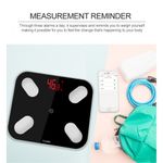 Cantar Electronic Smart Techstar&reg;, Negru, Display Digital, Wireless, Bluetooth, Greutate 180kg Max, Compatibil Android fotografia produsului View 7 S
