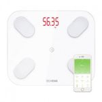 Cantar Electronic Smart Techstar&reg;, Alb, Display Digital, Wireless, Bluetooth, Greutate 180kg Max, Compatibil Android & fotografia produsului View 2 S