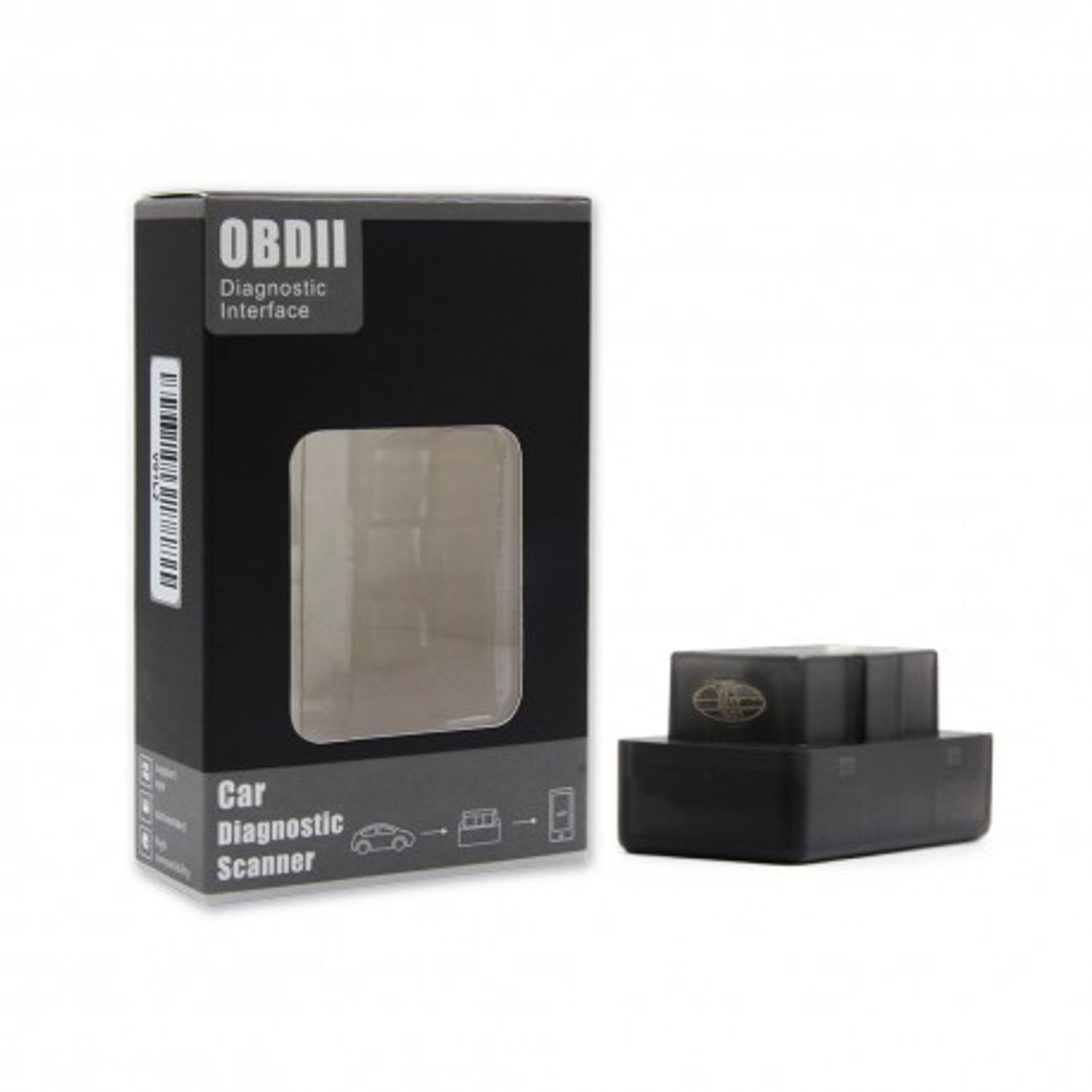Interfata Diagnoza Auto Mini Negru Obd2 Wireless Bluetooth ELM327, Cititor de Coduri cu Soft Inclus Gratuit Android fotografia produsului View 8 L