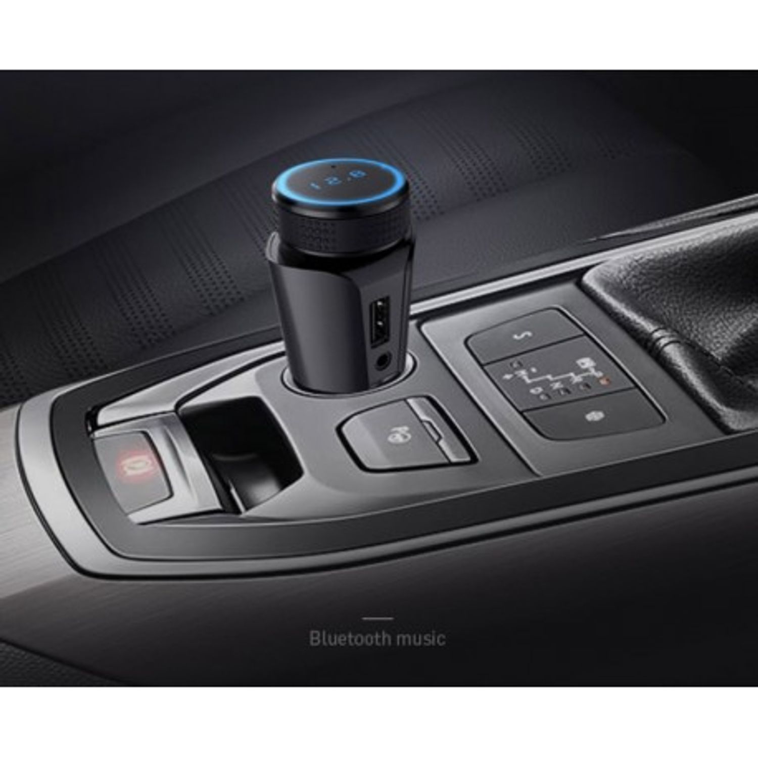 Modulator FM Auto T18 Hands-Free Car Kit Bluetooth MP3 Player Wireless Design Slim fotografia produsului View 7 L