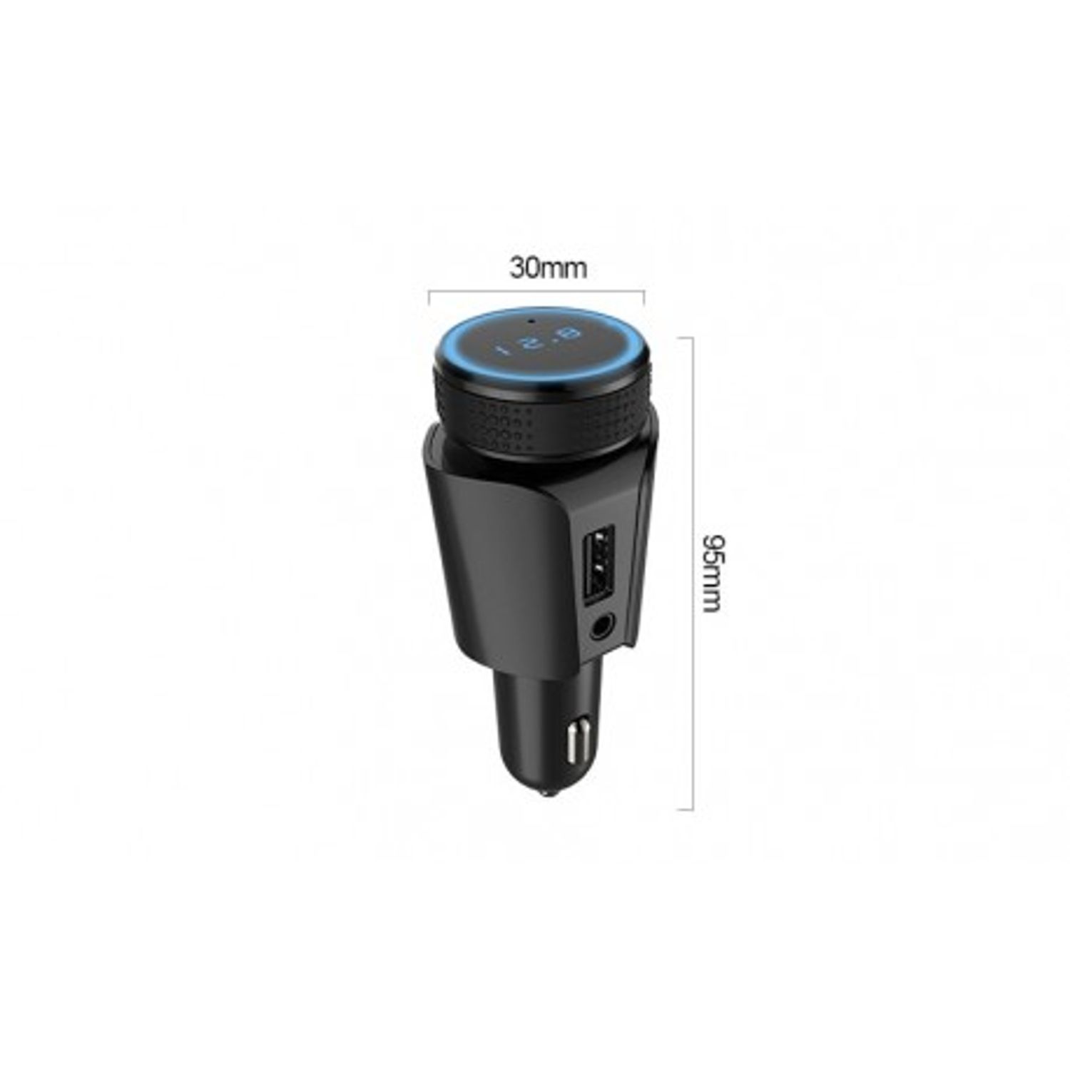 Modulator FM Auto T18 Hands-Free Car Kit Bluetooth MP3 Player Wireless Design Slim fotografia produsului View 6 L