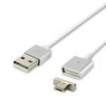 Cablu Magnetic Android Universal Micro Usb Argintiu fotografia produsului View 5 S