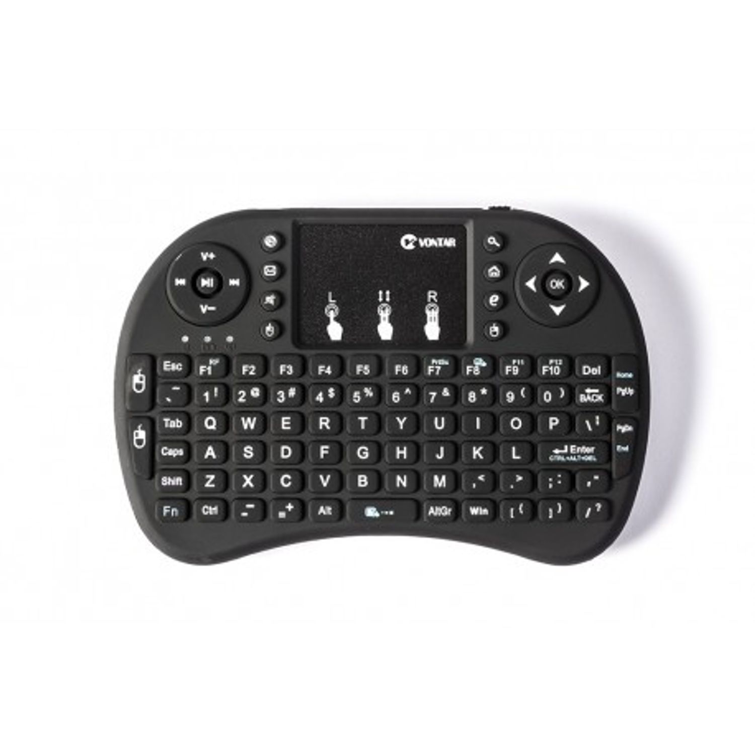 Tastatura Wireless Techstar&reg; i8, Air Mouse, Touchpad, 2.4ghz, pentru Android TV si Mini PC fotografia produsului View 3 L