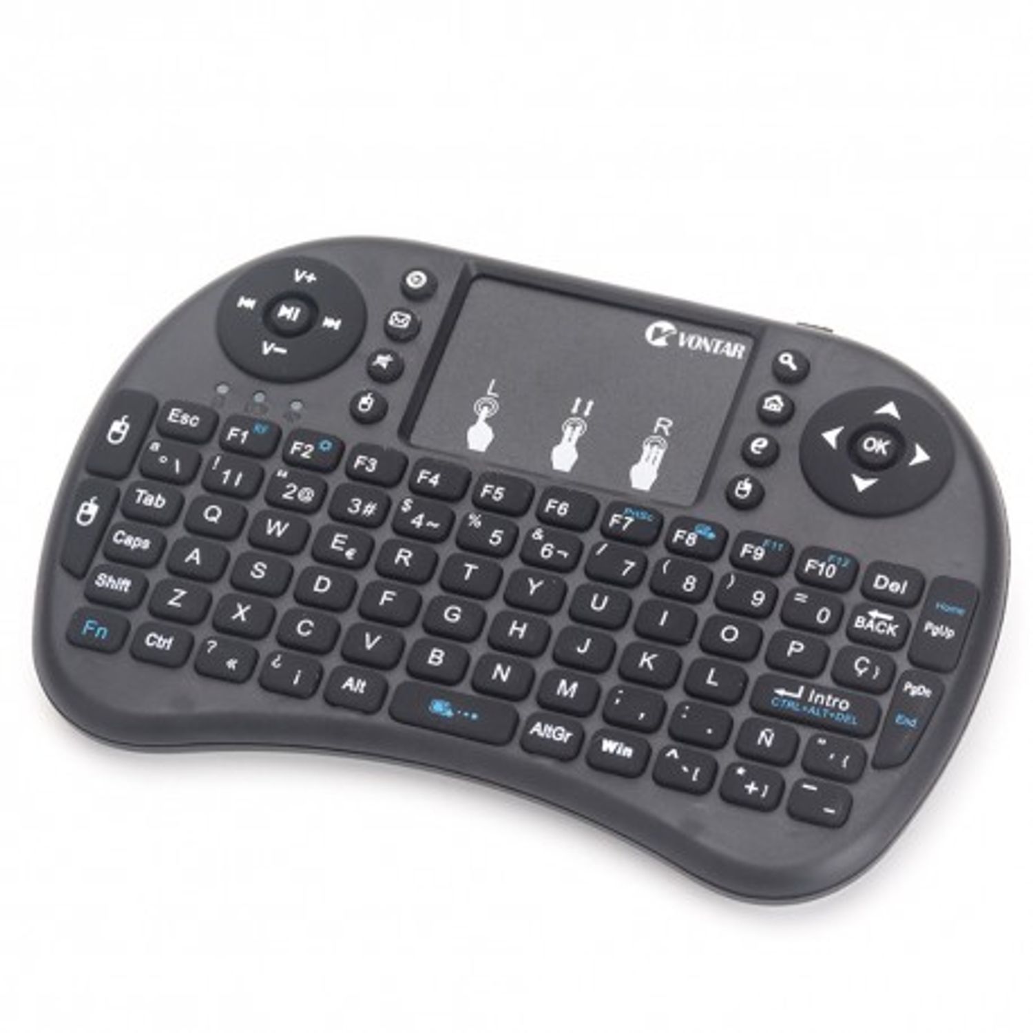 Tastatura Wireless Techstar&reg; i8, Air Mouse, Touchpad, 2.4ghz, pentru Android TV si Mini PC fotografia produsului View 8 L