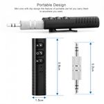 Receptor Techstar&reg; Bluetooth Audio Jack 3.5mm Wireless Auto Clip On BT2 fotografia produsului View 4 S